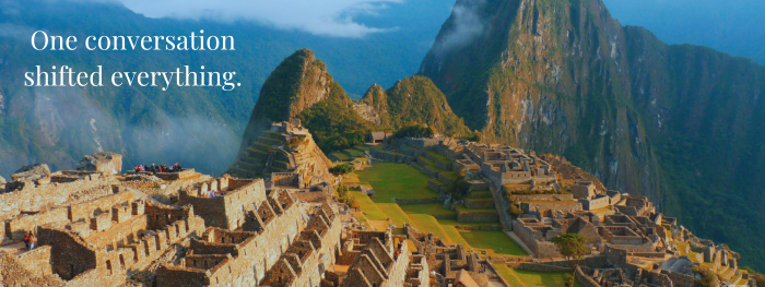 One conversation shifted everything