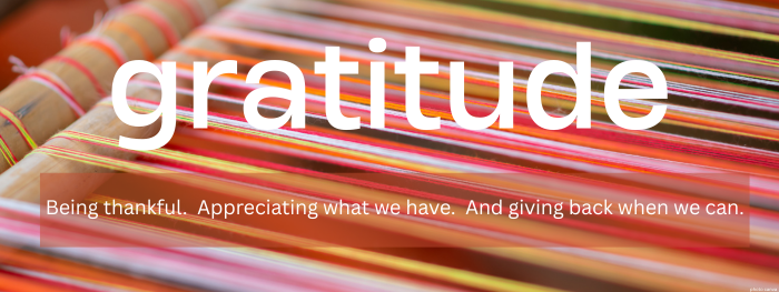 Gratitude, perspective and Thanksgiving